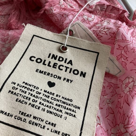 Elegant Pink Floral Women's Blouse - Picture 7 of 13